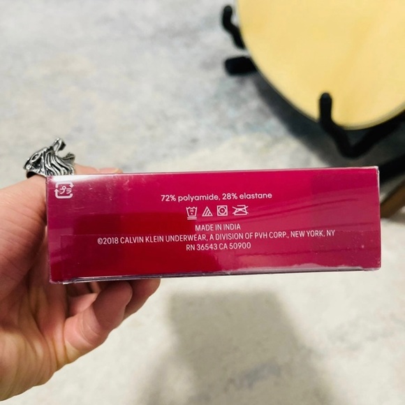 NIB 3-Pack Women’s Large Calvin Klein Underwears/Hipsters In Black/Gray/Pink - Picture 7 of 8